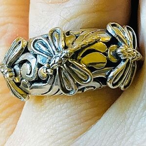 Bali Legacy Dragonfly Filigree Sterling .925 Ring